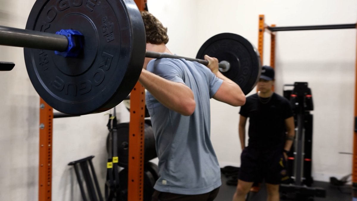 Strength and conditioning performance training session in San Diego